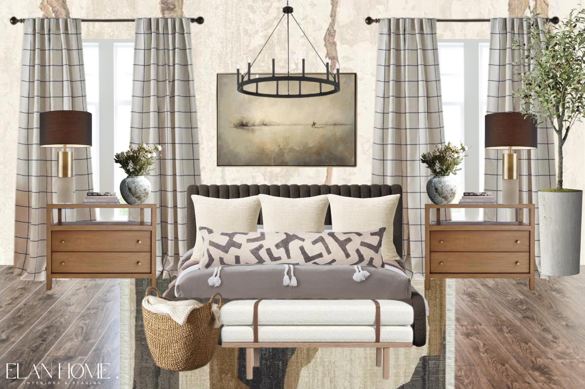 Canva bedroom furniture mockup example